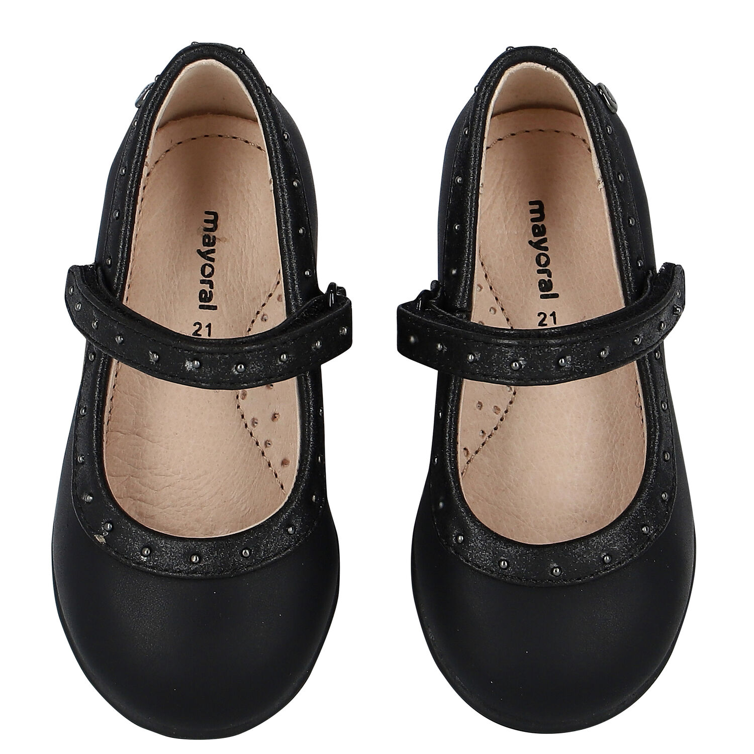 Younger Girls Black Shoes, 1, hi-res image number null